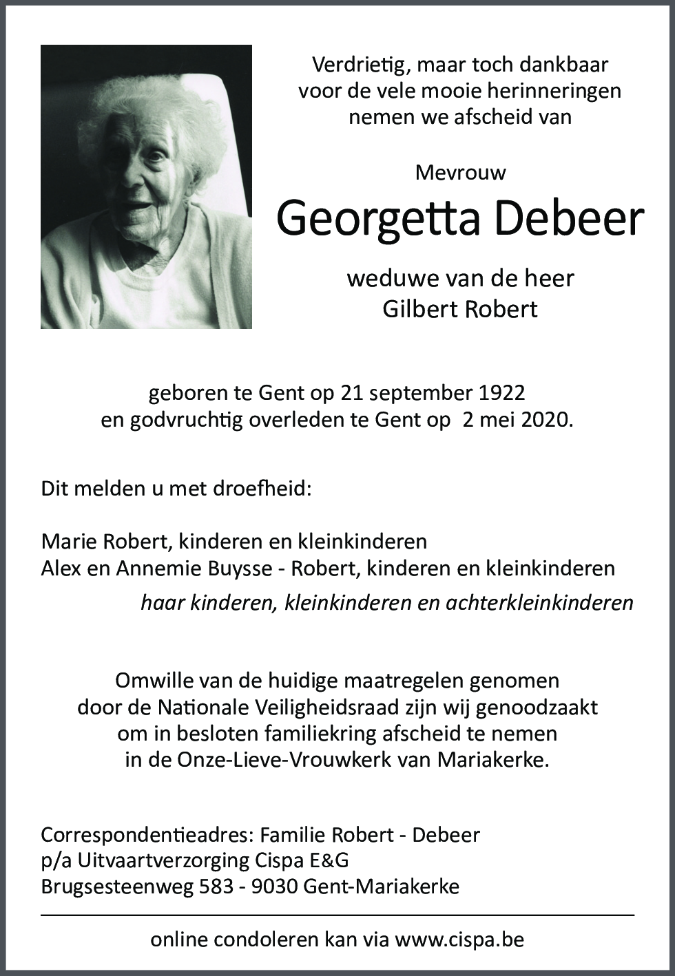 Georgetta Debeer