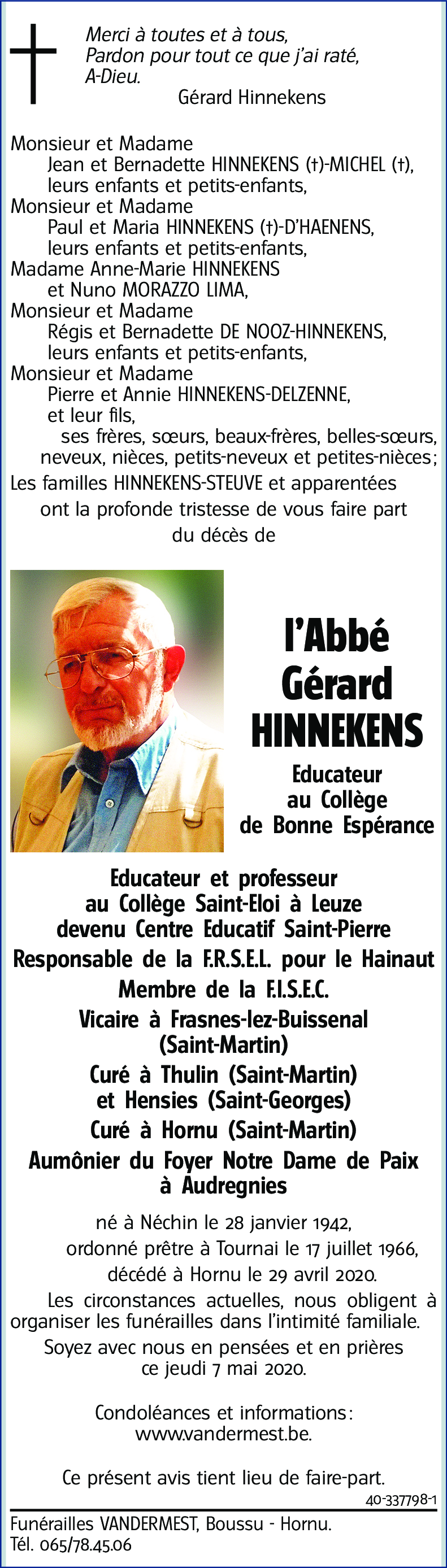 Gérard HINNEKENS
