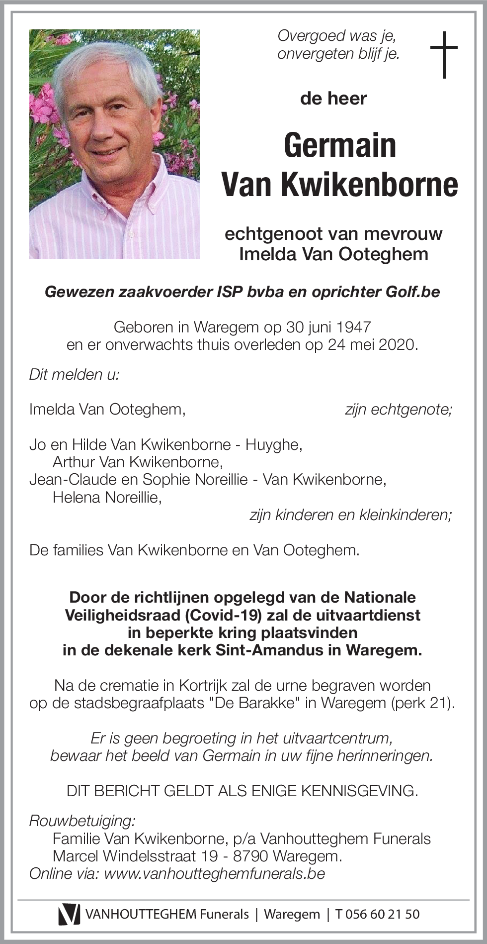 Germain VAN KWIKENBORNE