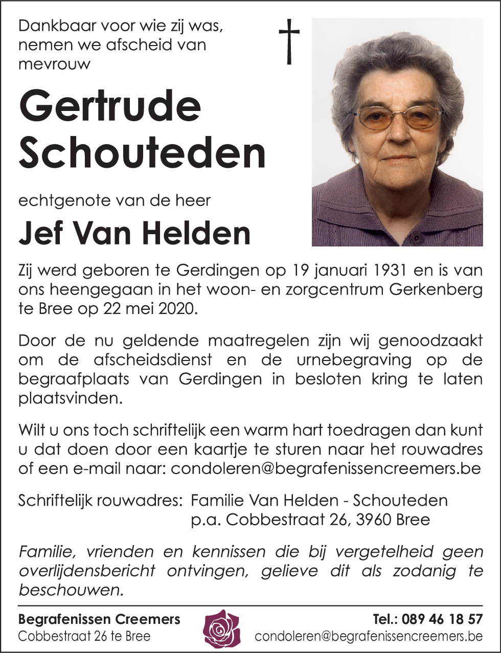 Gertrude Schouteden