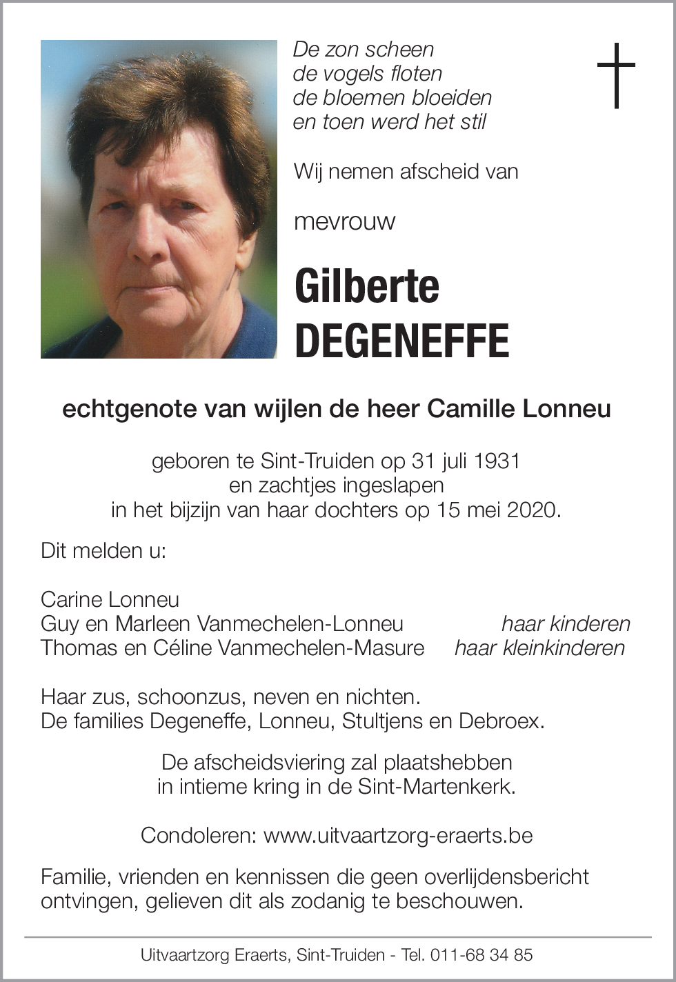 Gilberte Degeneffe