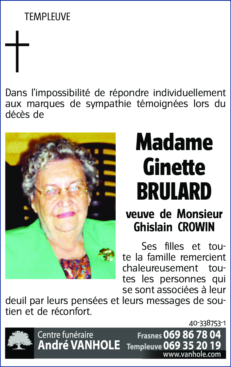Ginette BRULARD