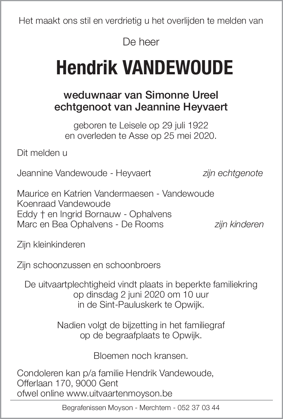 Hendrik Vandewoude