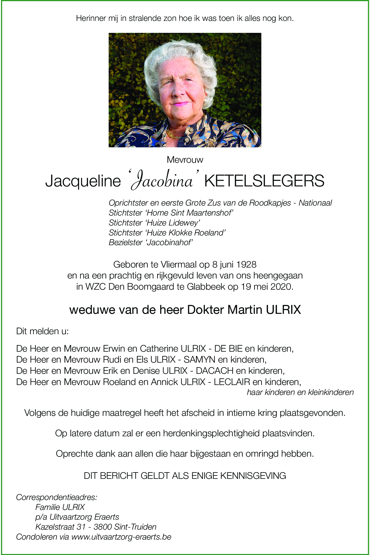 Jacqueline Ketelslegers