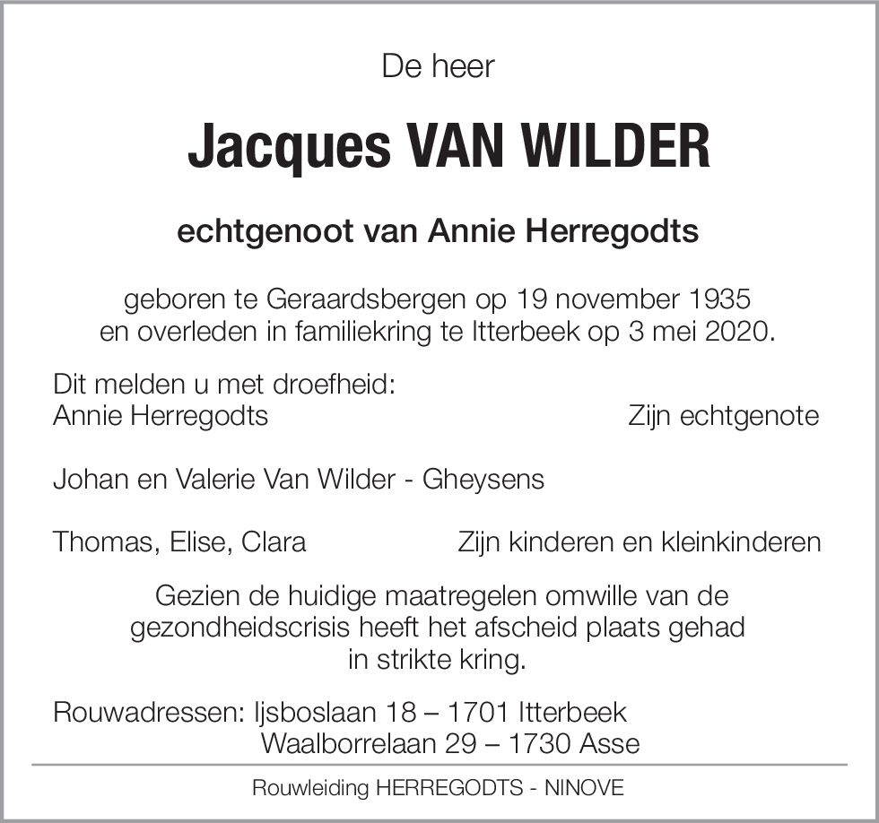 Jacques Van Wilder