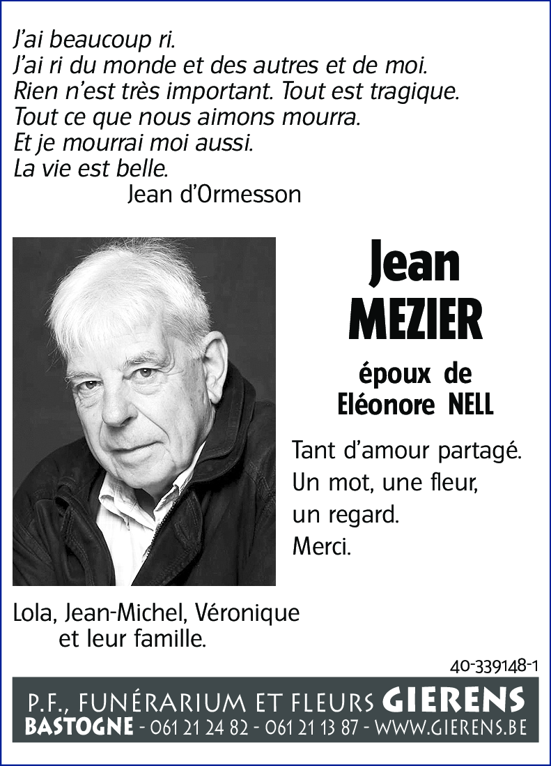 Jean MEZIER