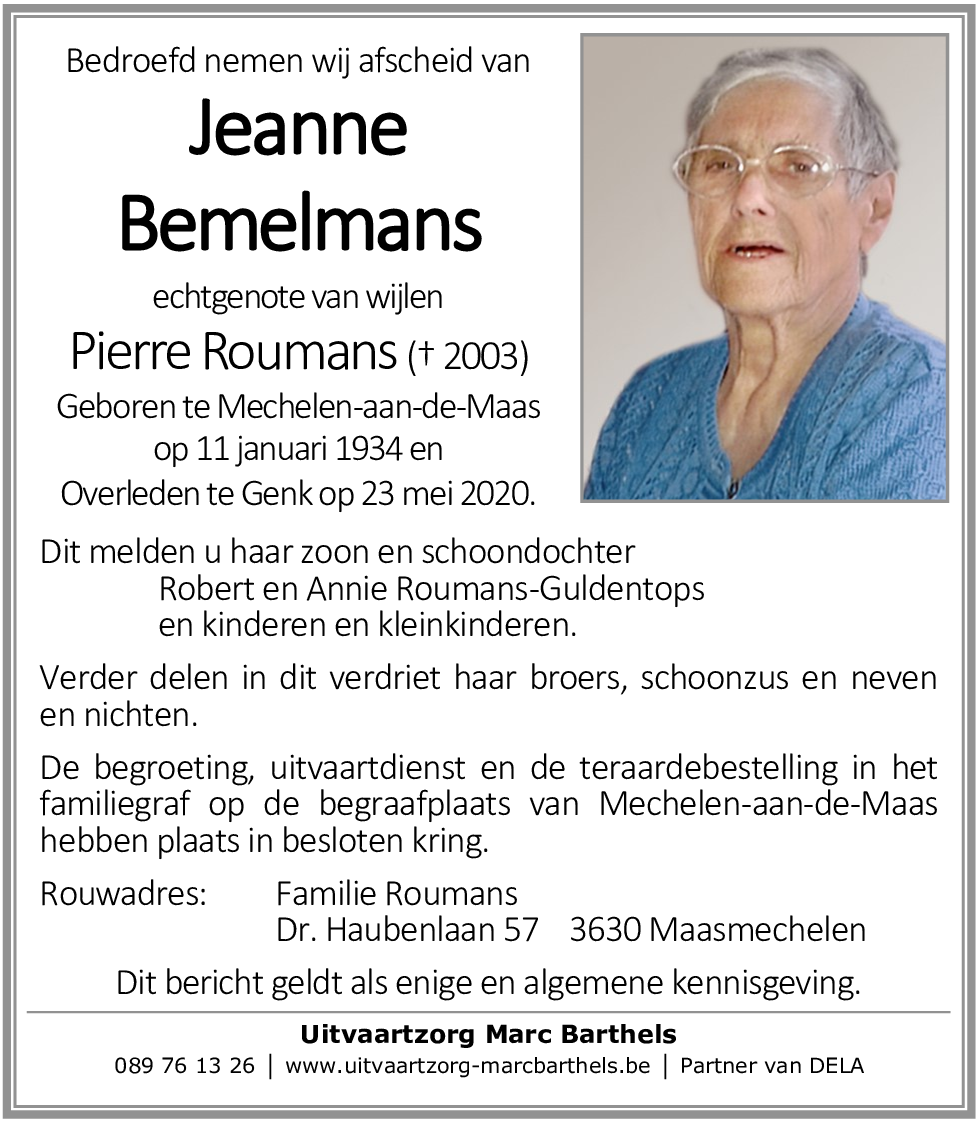 Jeanne Hubertine Bemelmans