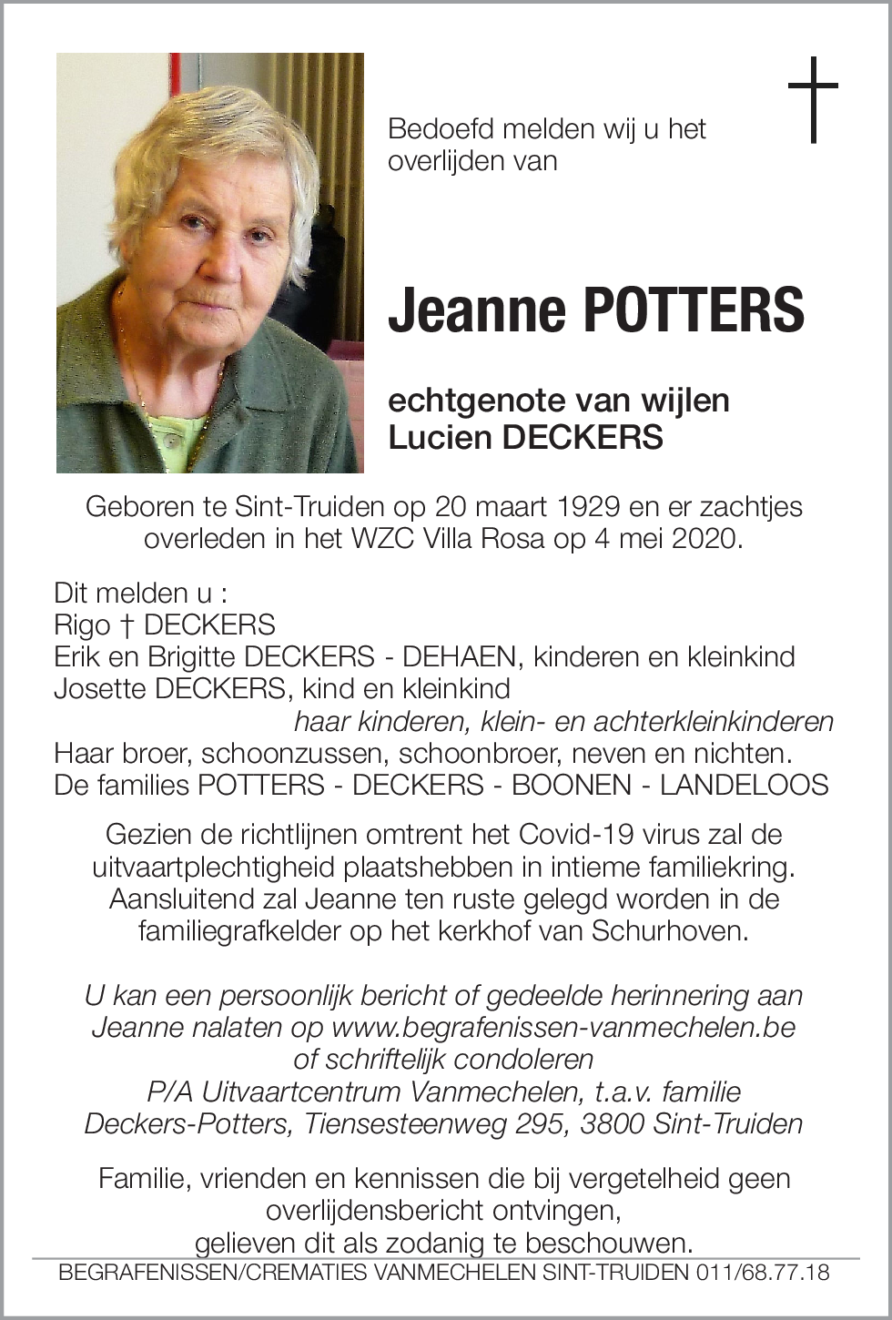 Jeanne Potters