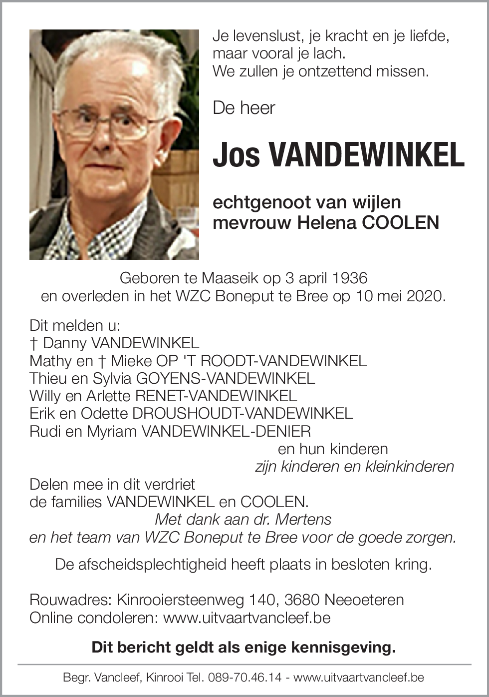 Jos Vandewinkel