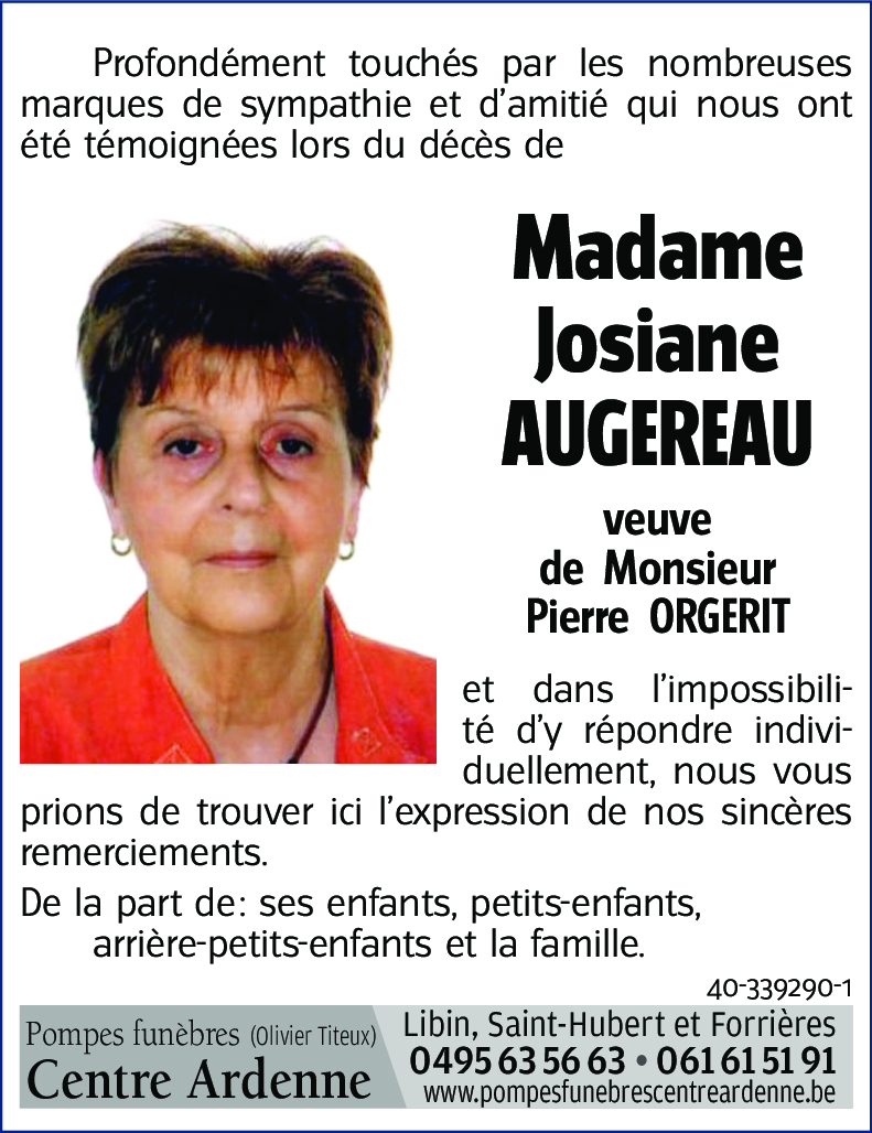 Josiane AUGEREAU