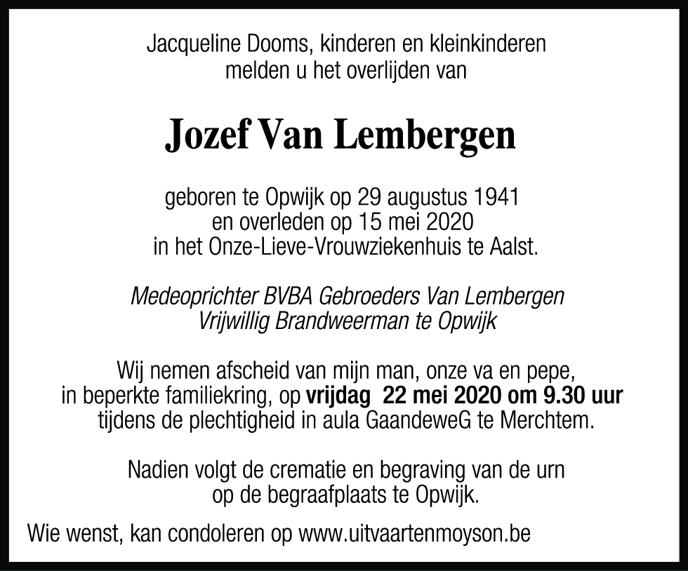 Jozef Van Lembergen