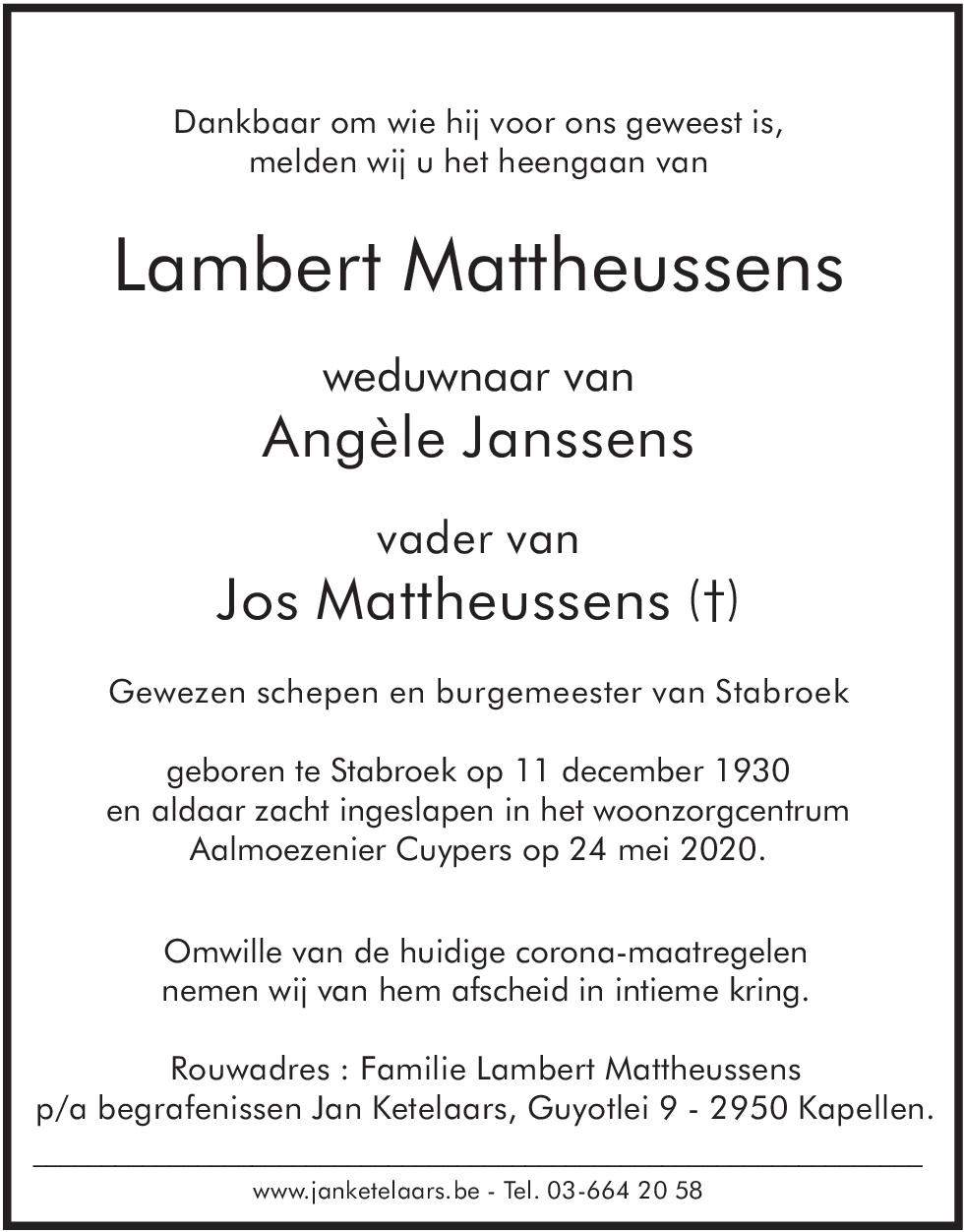 Lambert Mattheussens