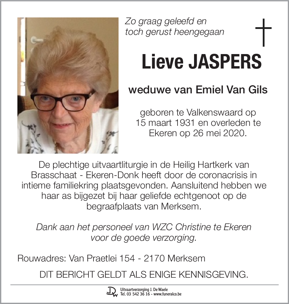 Lieve Jaspers