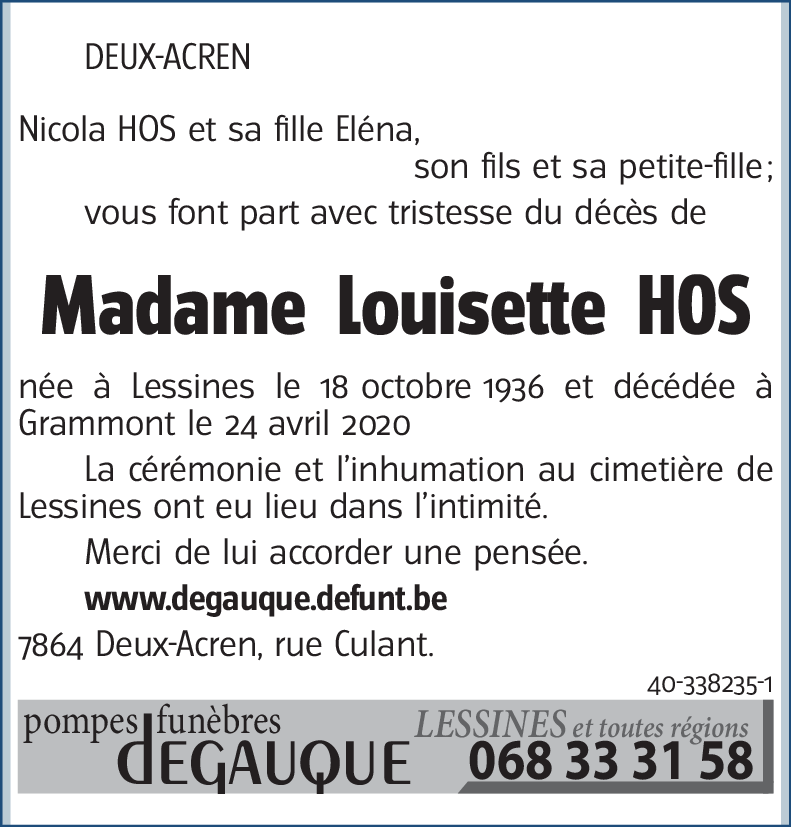 Louisette HOS