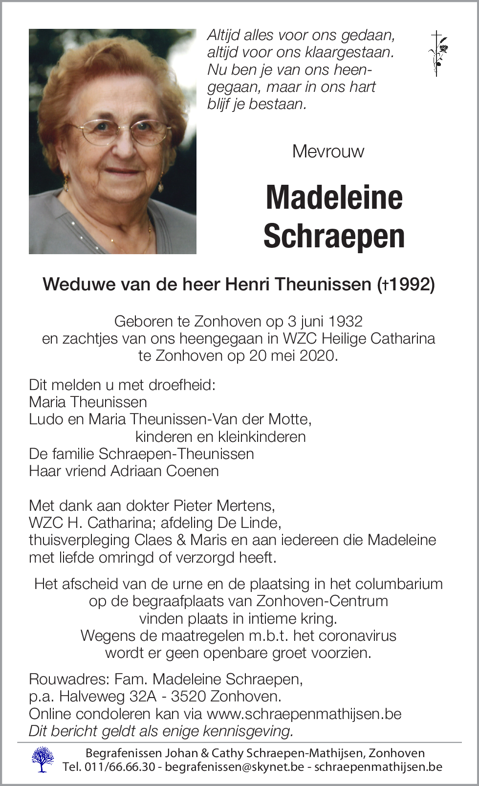 Madeleine Schraepen