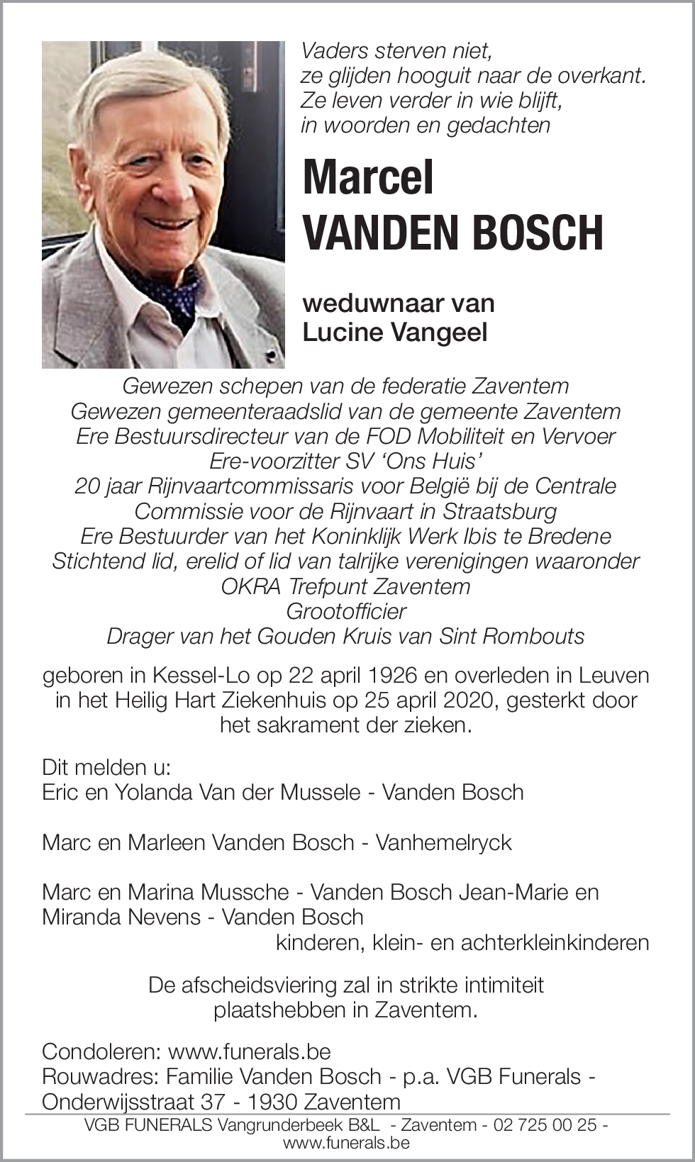 Marcel Vanden Bosch