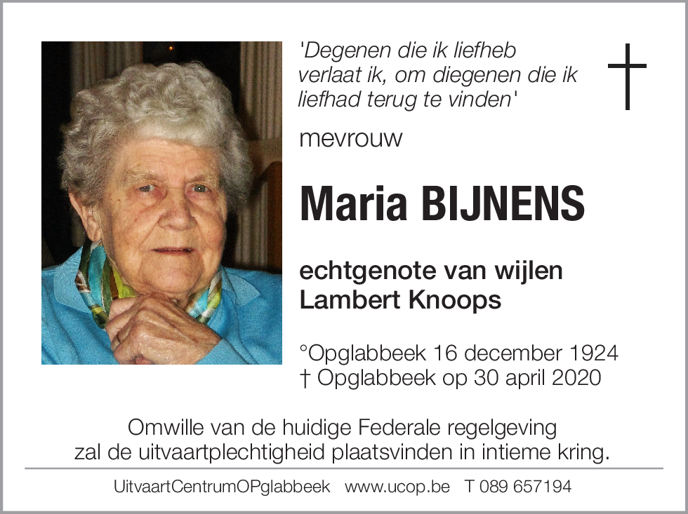 Maria Bijnens