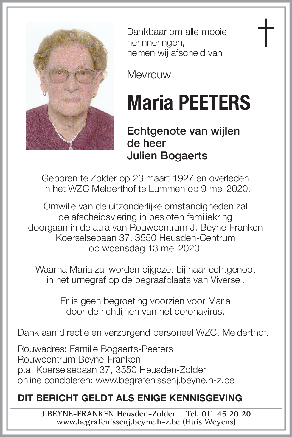 Maria PEETERS