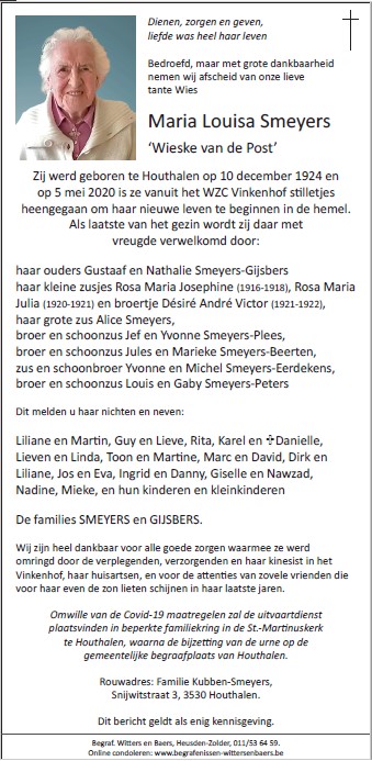 Maria 'Wieske' Smeyers