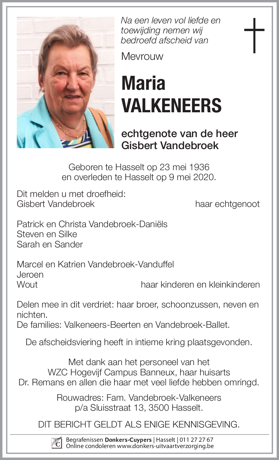 Maria Valkeneers
