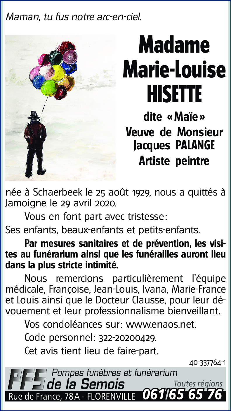 Marie-Louise HISETTE