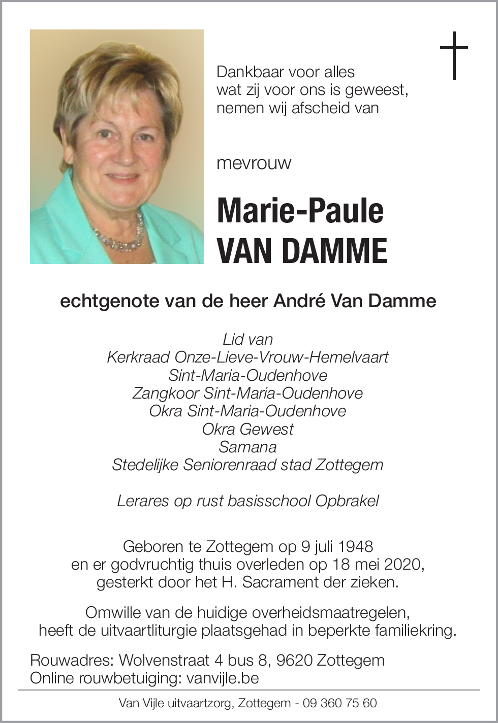 Marie-Paule Van Damme