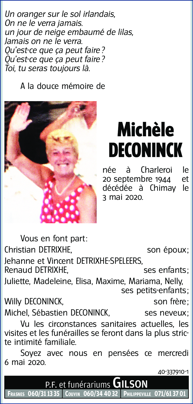 Michèle DECONINCK