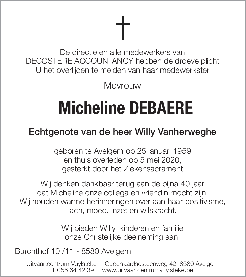 Micheline Debaere