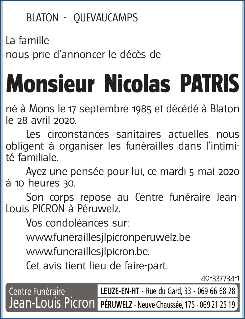 Nicolas PATRIS