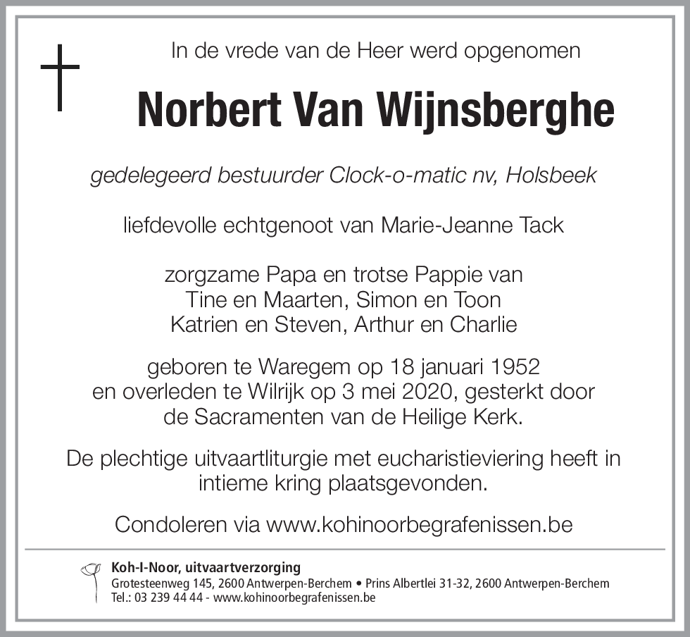 Norbert Van Wijnsberghe