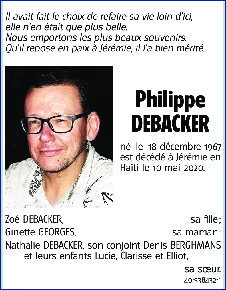 Philippe DEBACKER