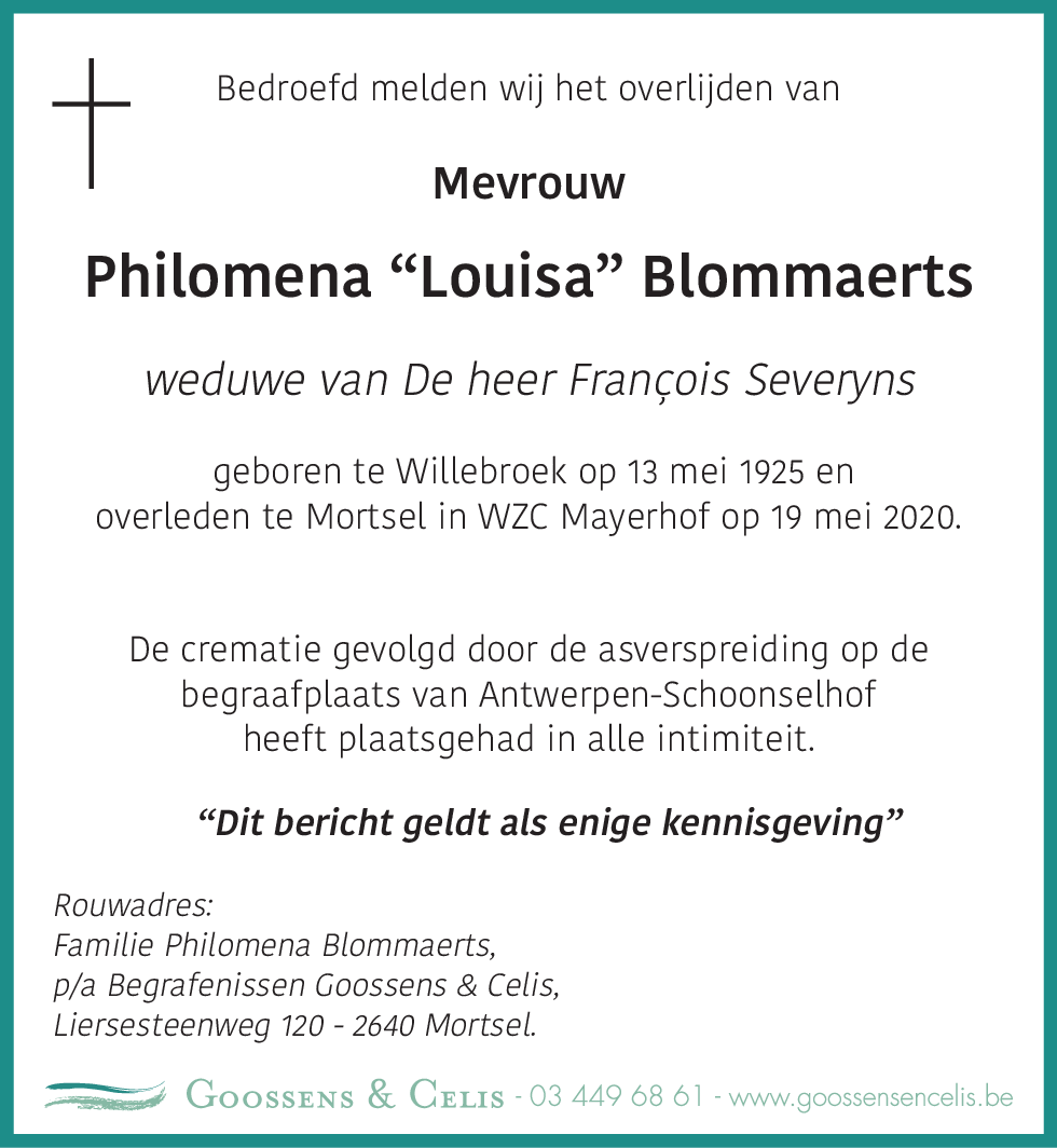 Philomena Blommaerts