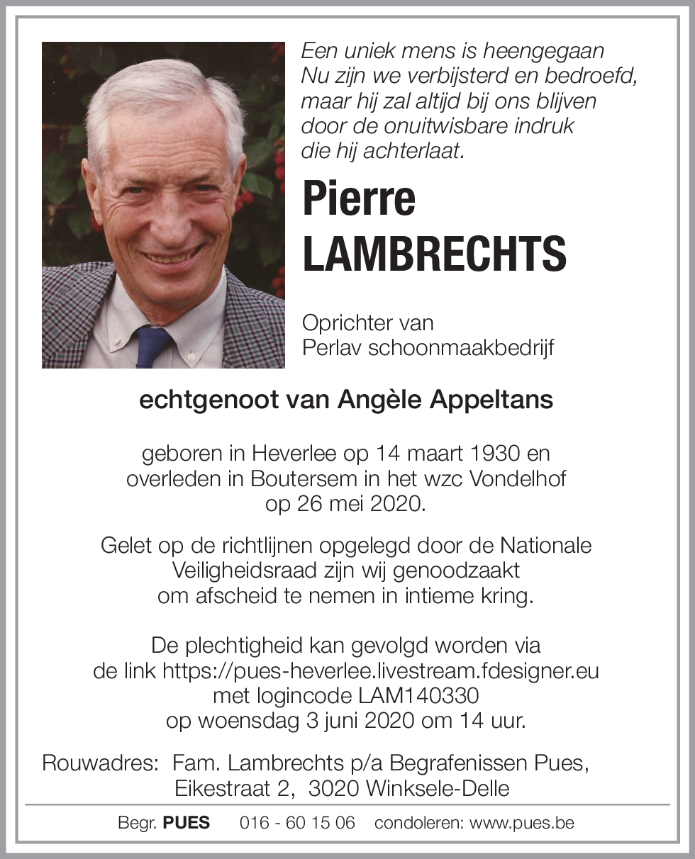 Pierre Lambrechts