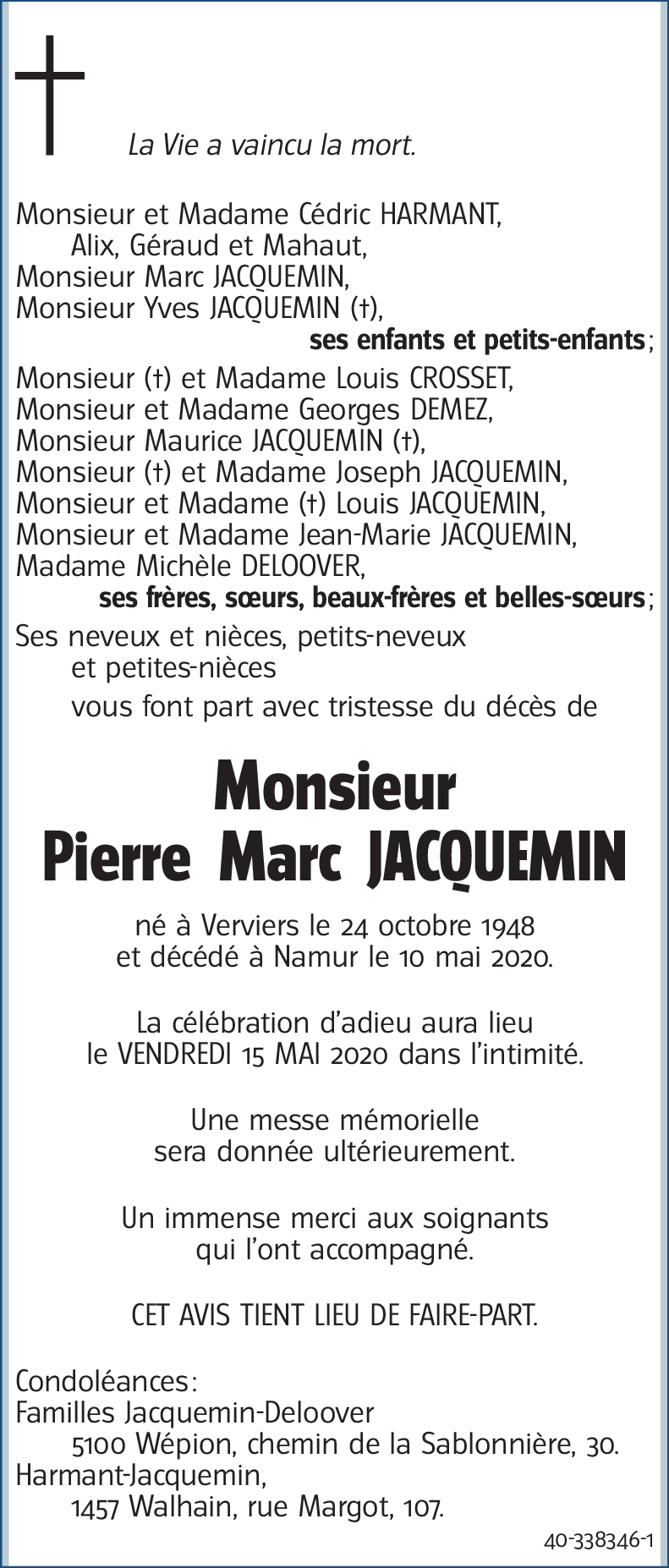 Pierre Marc JACQUEMIN