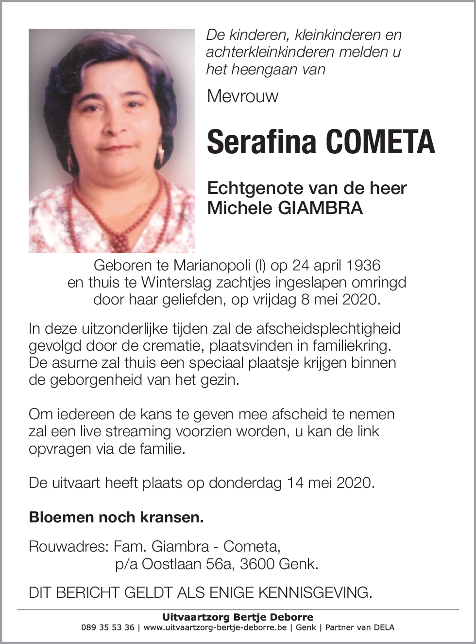 Serafina Cometa