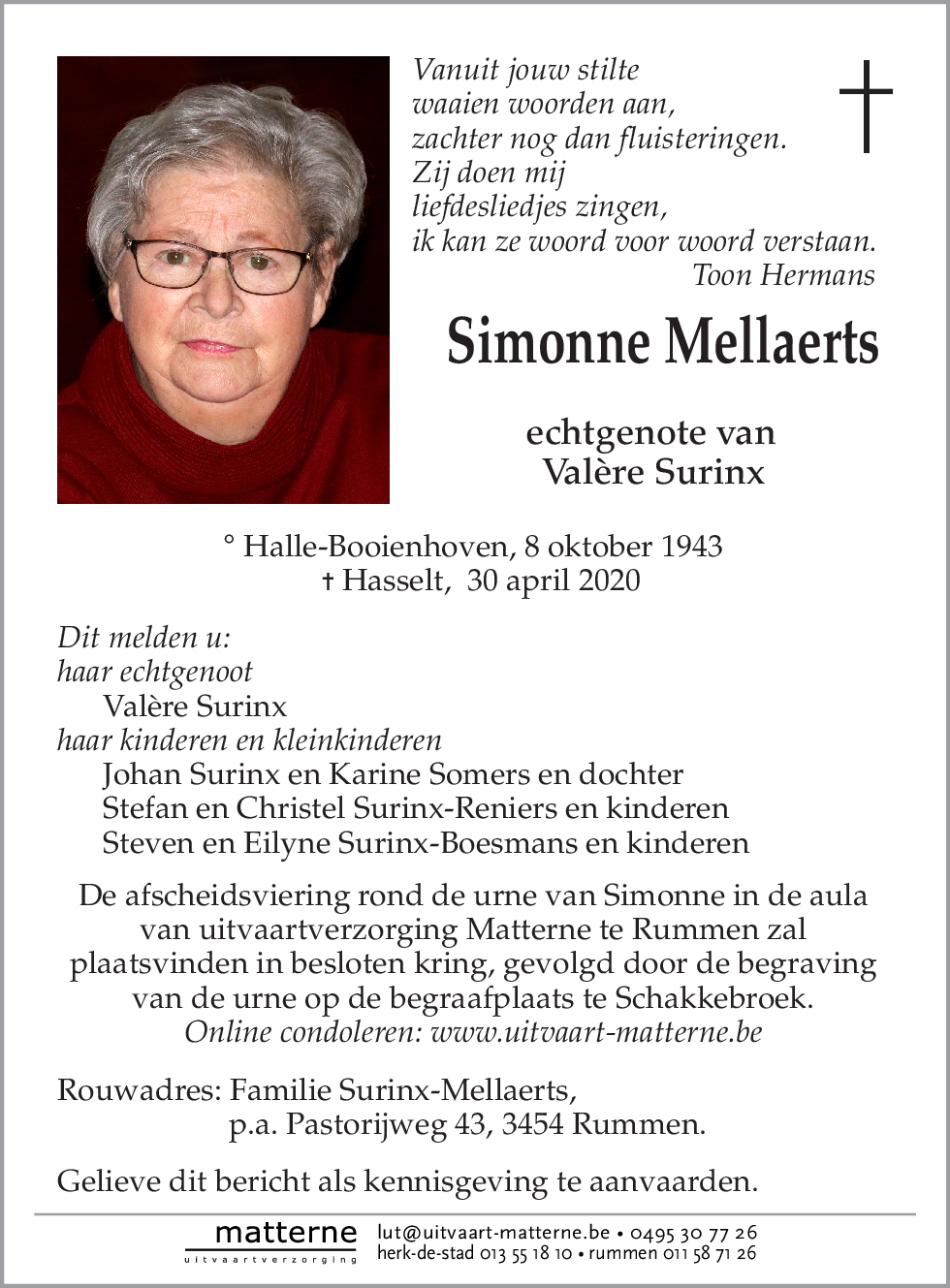 Simonne Mellaerts