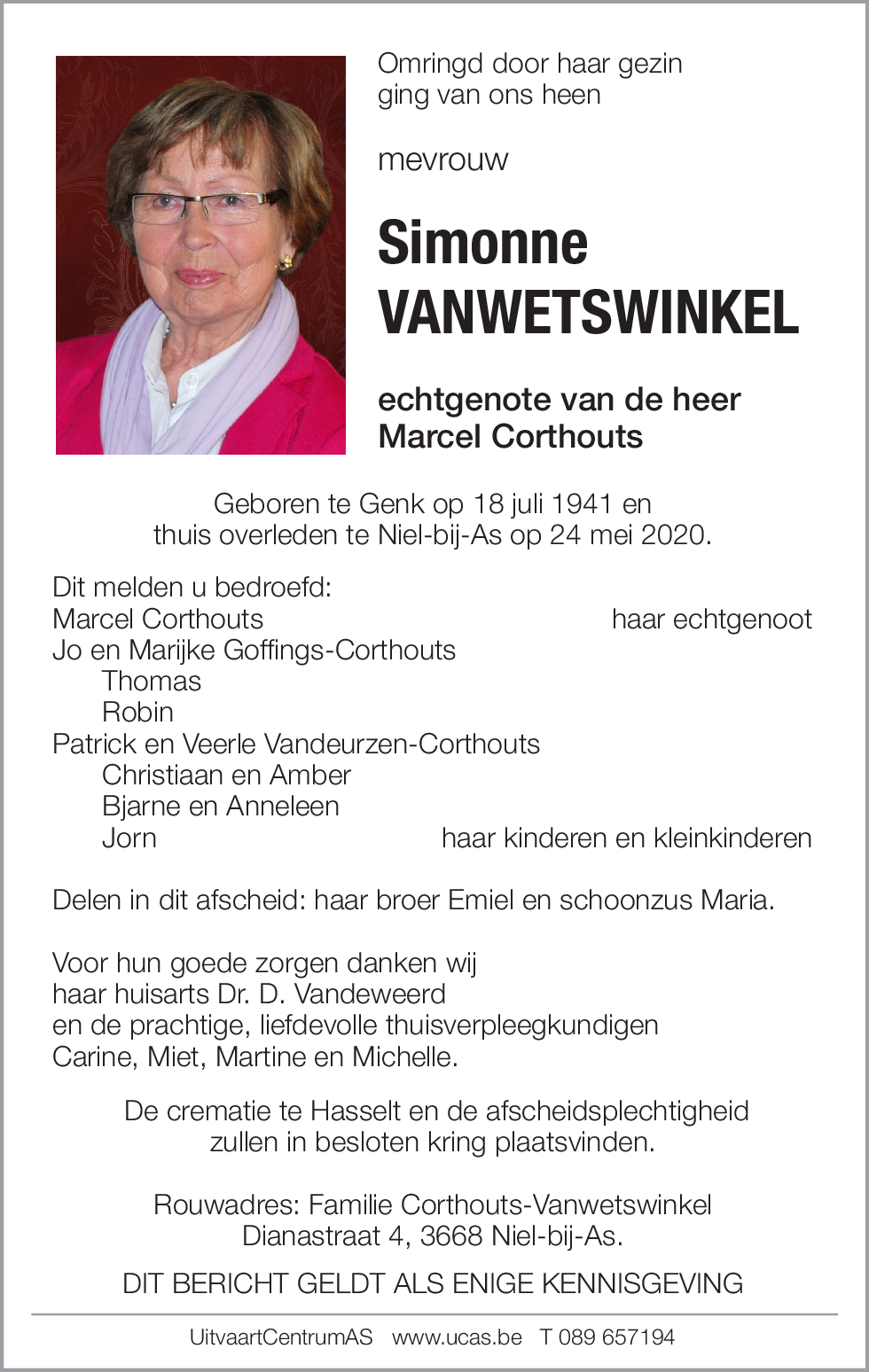 Simonne Vanwetswinkel