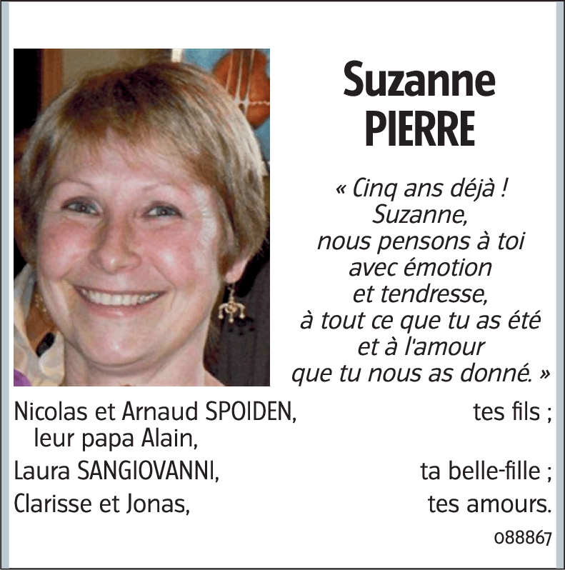 Suzanne PIERRE
