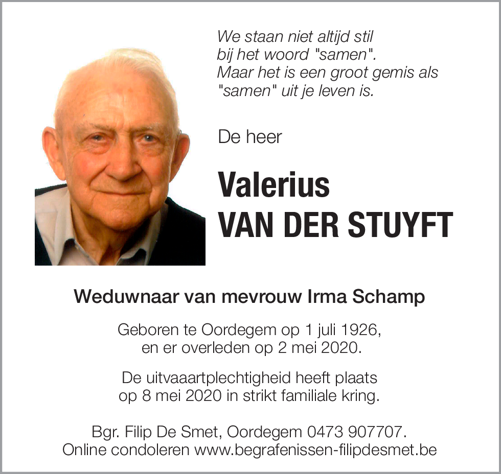 Valerius Van Der Stuyft