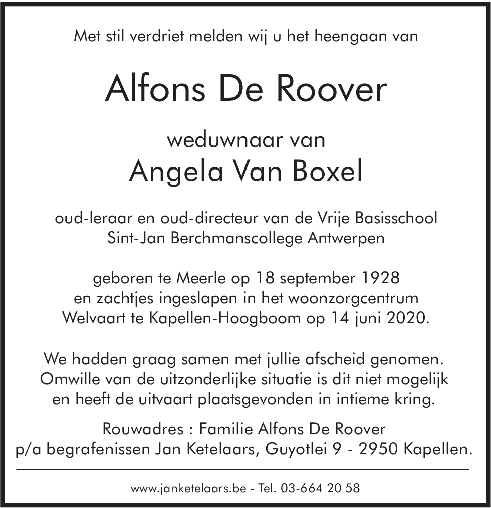 Alfons De Roover