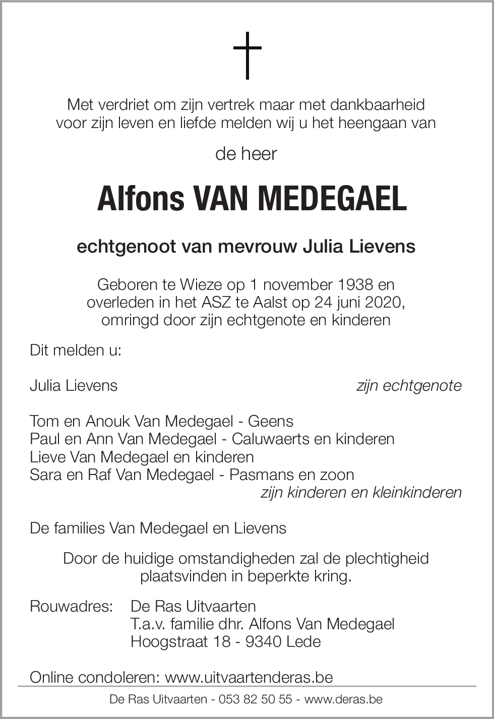 Alfons Van Medegael