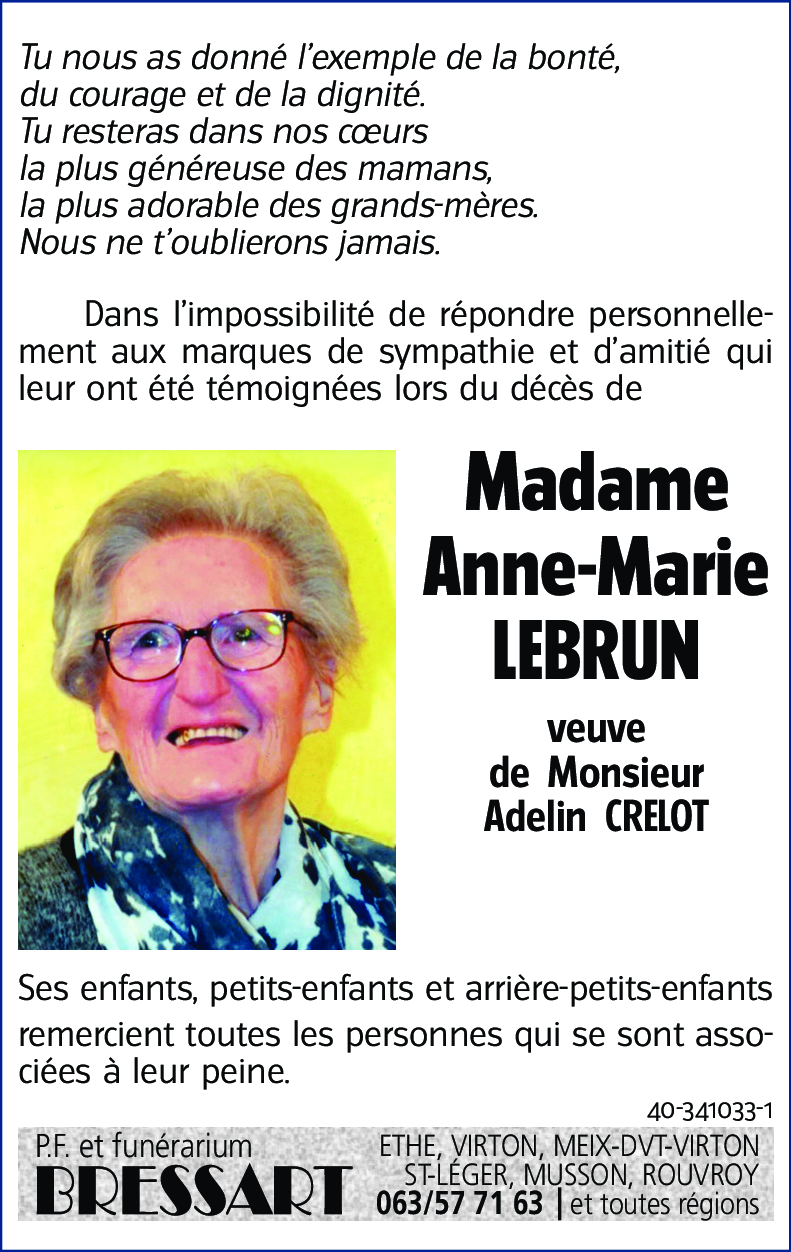 Anne-Marie LEBRUN