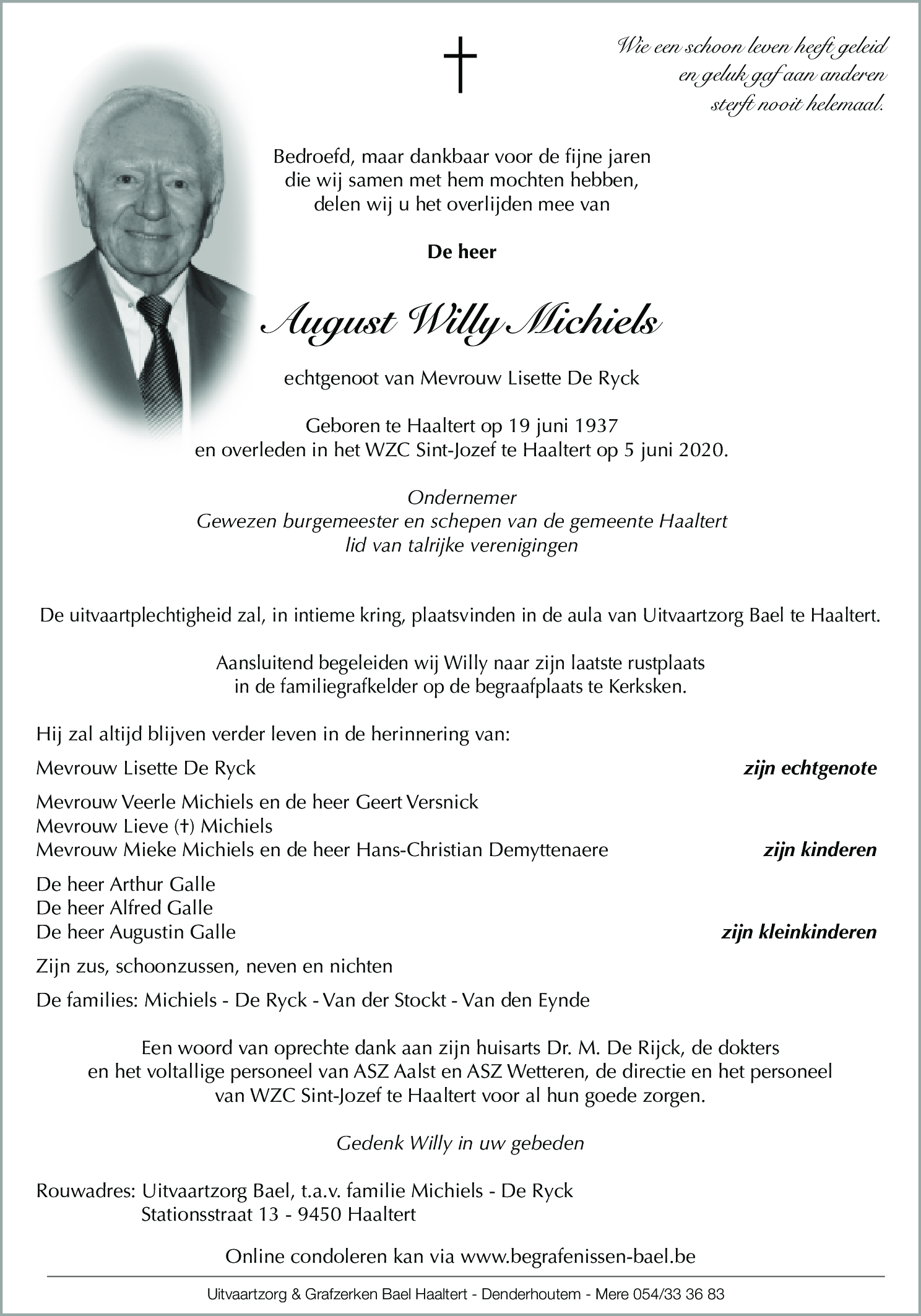 August Willy Michiels