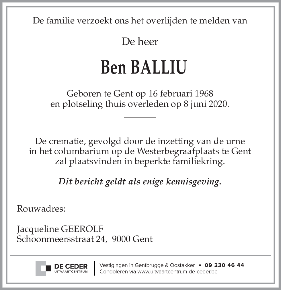 Ben BALLIU