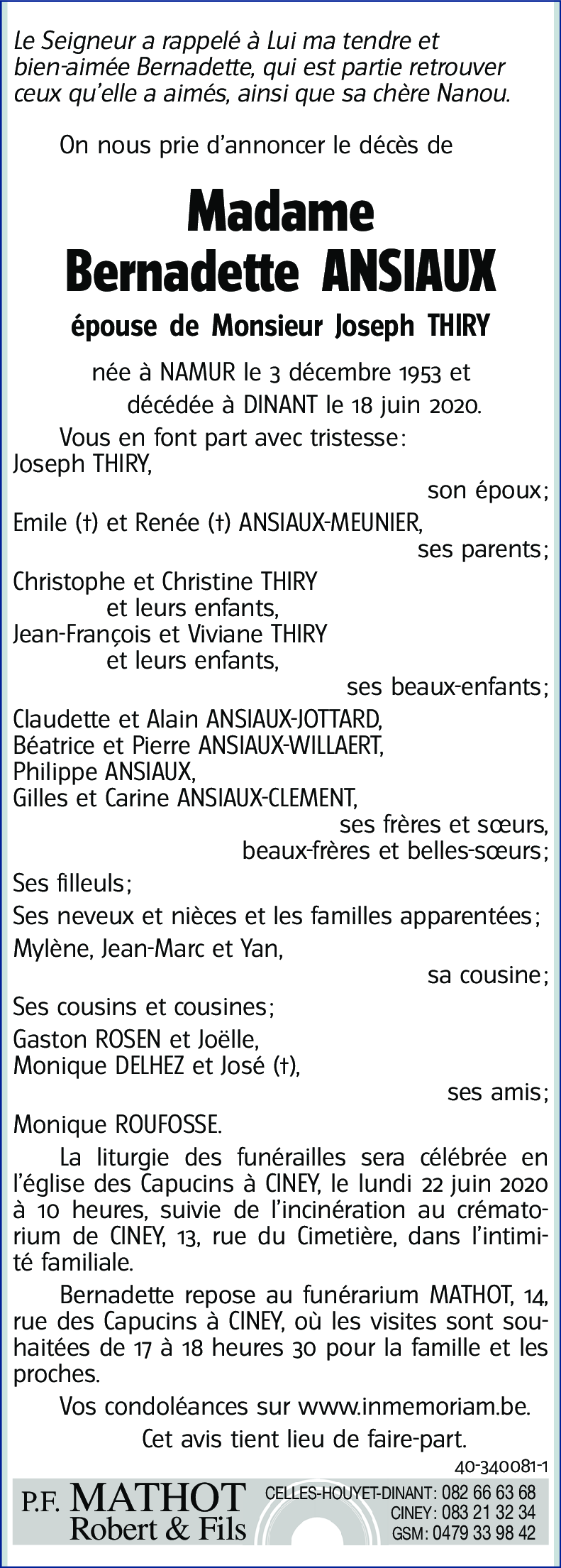 Bernadette ANSIAUX
