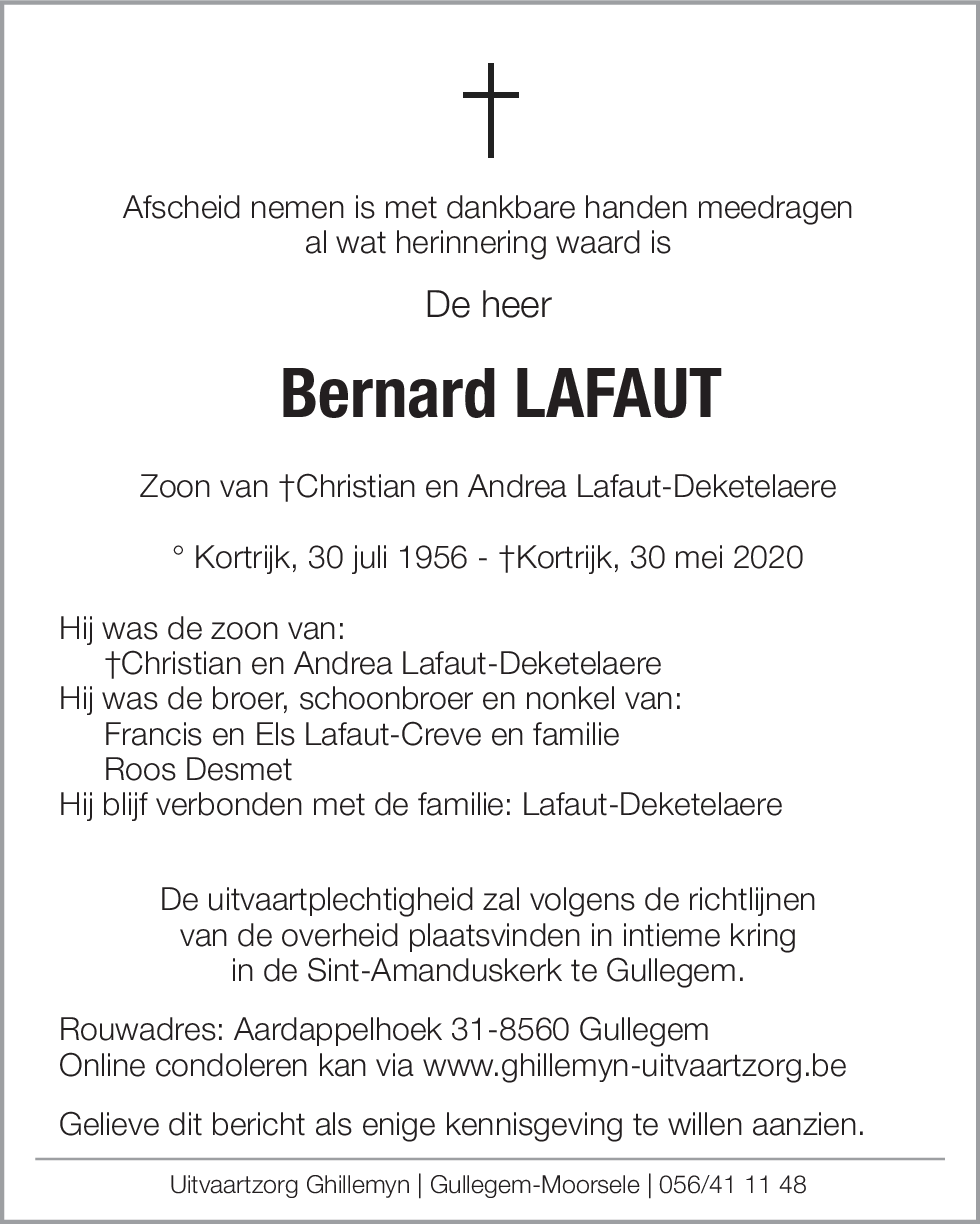 Bernard Lafaut