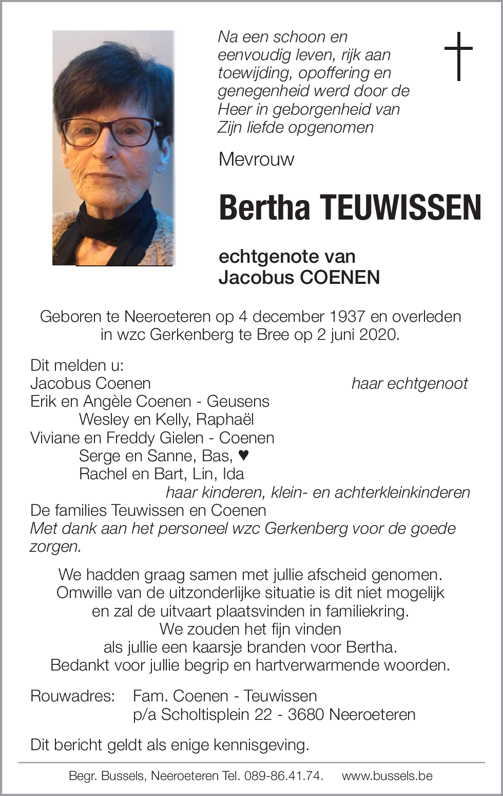 Bertha TEUWISSEN