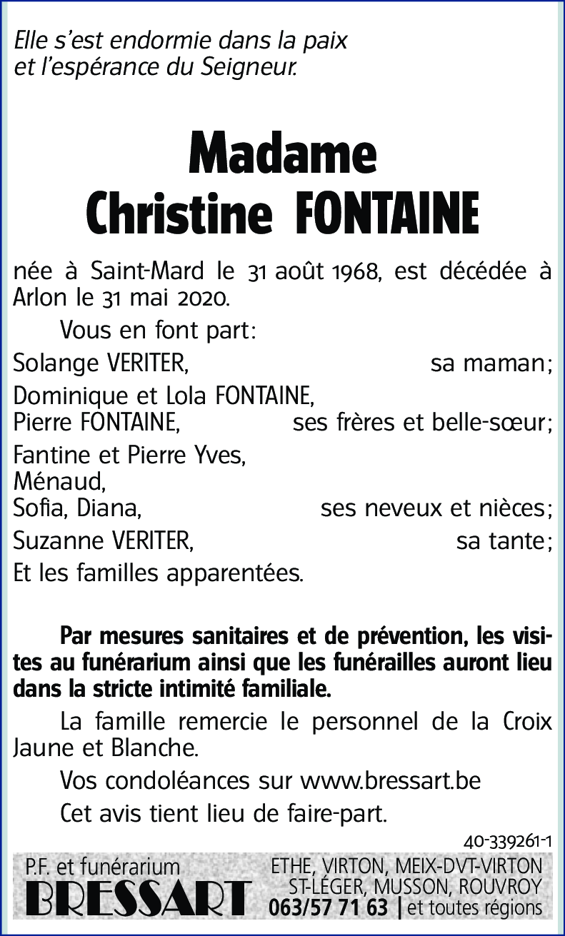 Christine FONTAINE