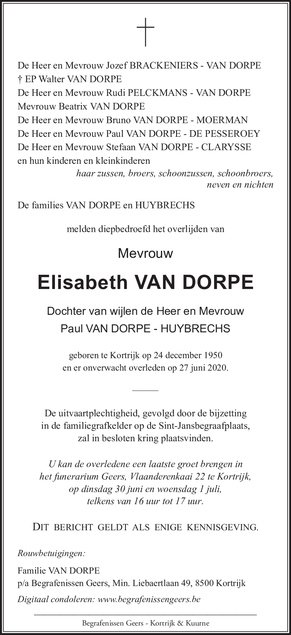 Elisabeth Van Dorpe