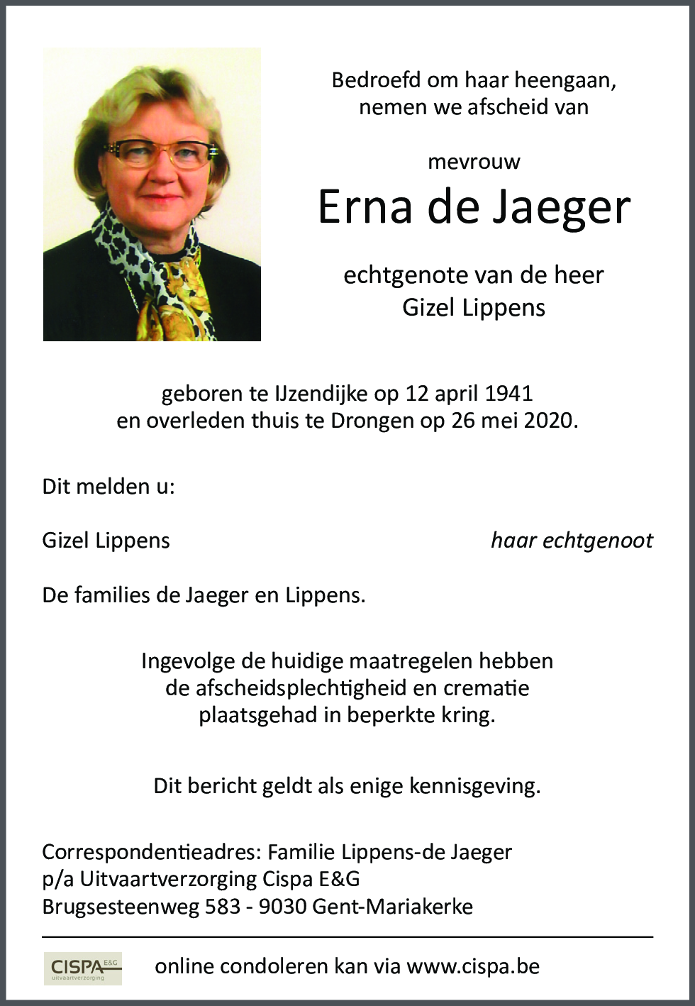 Erna de Jaeger